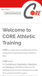 Mobile Screenshot of coreathletictraining.com